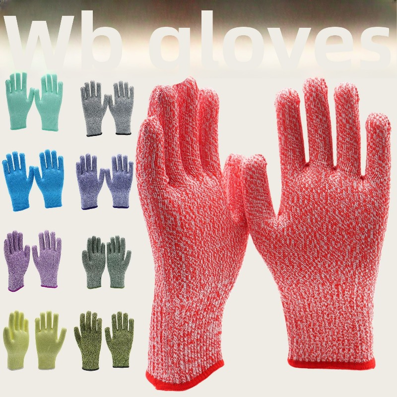 Garden Gloves - ถุงมือกันบาดระดับ 5 สำหรับงานครัว ทนทานต่อการขีดข่วน ป้องกันการบาดจากกระจก เหมาะสำหรับคนทำสวน_ใช้งานได้ต่อเนื่อง