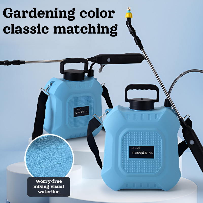 Trowel Garden Tools - กระบอกฉีดน้ำไฟฟ้าแบบชาร์จ USB ขนาด 5 ลิตร/8 ลิตร