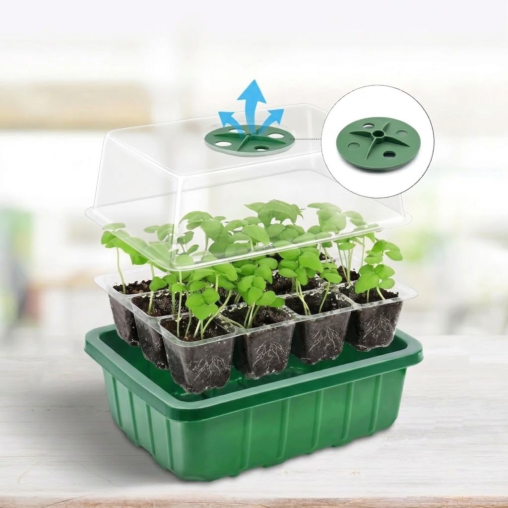 ถาดเพาะเมล็ดแบบปรับความชื้นได้ - Seed Starter Tray บทวิจารณ์และราคา