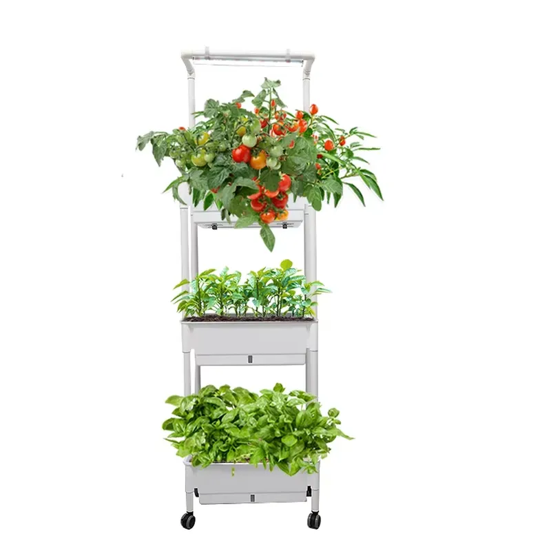 กล่องปลูกต้นไม้แบบเคลื่อนย้ายไ - Self Watering Planter บทวิจารณ์และราคา