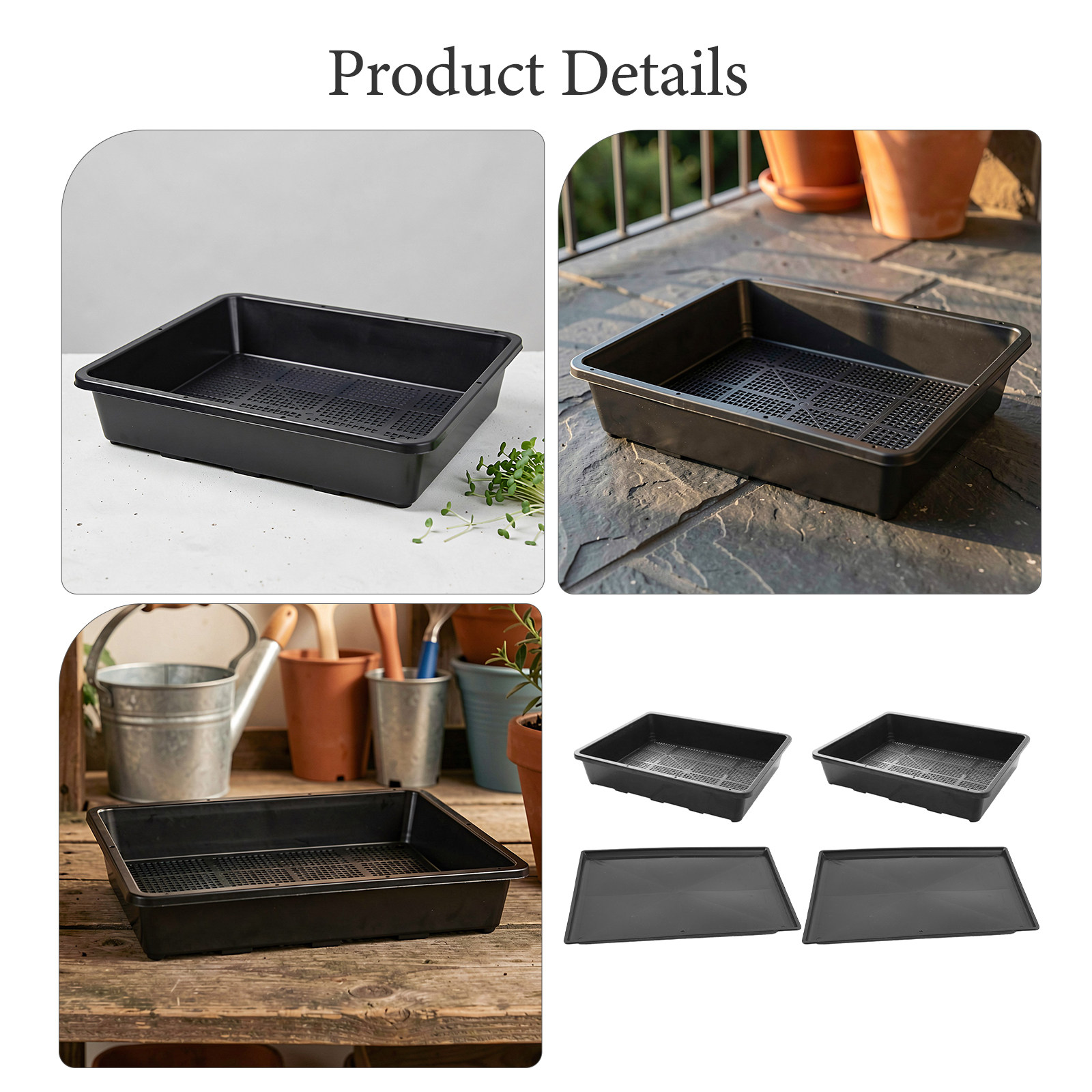 ถาดเพาะต้นกล้าสำหรับปลูกในสวน  - Seed Starter Tray บทวิจารณ์และราคา