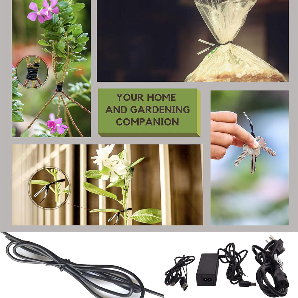 100 ชิ้น BK WH Oblate ลวดเหล็ก - Indoor Herb Garden บทวิจารณ์และราคา