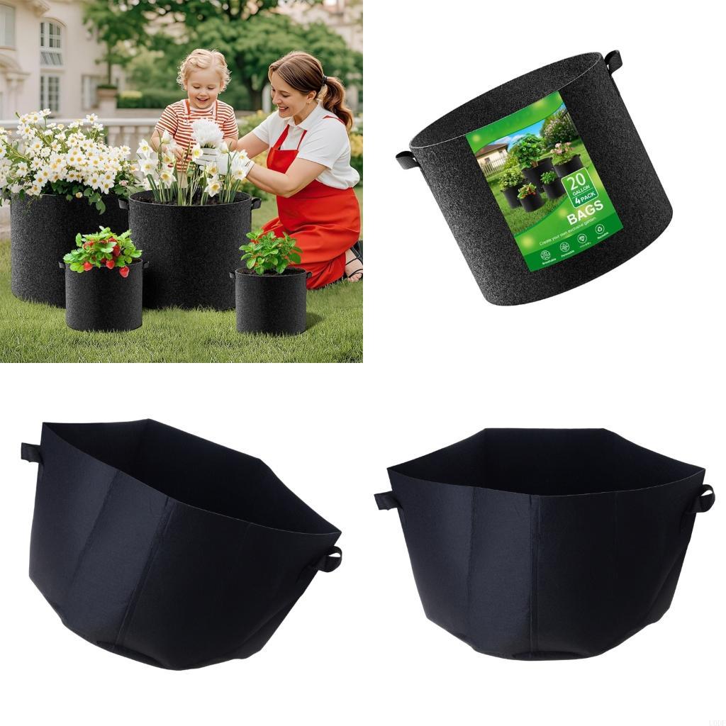 ถุงปลูกผ้าพรีเมี่ยมวัสดุหนาการ - Grow Bag บทวิจารณ์และราคา