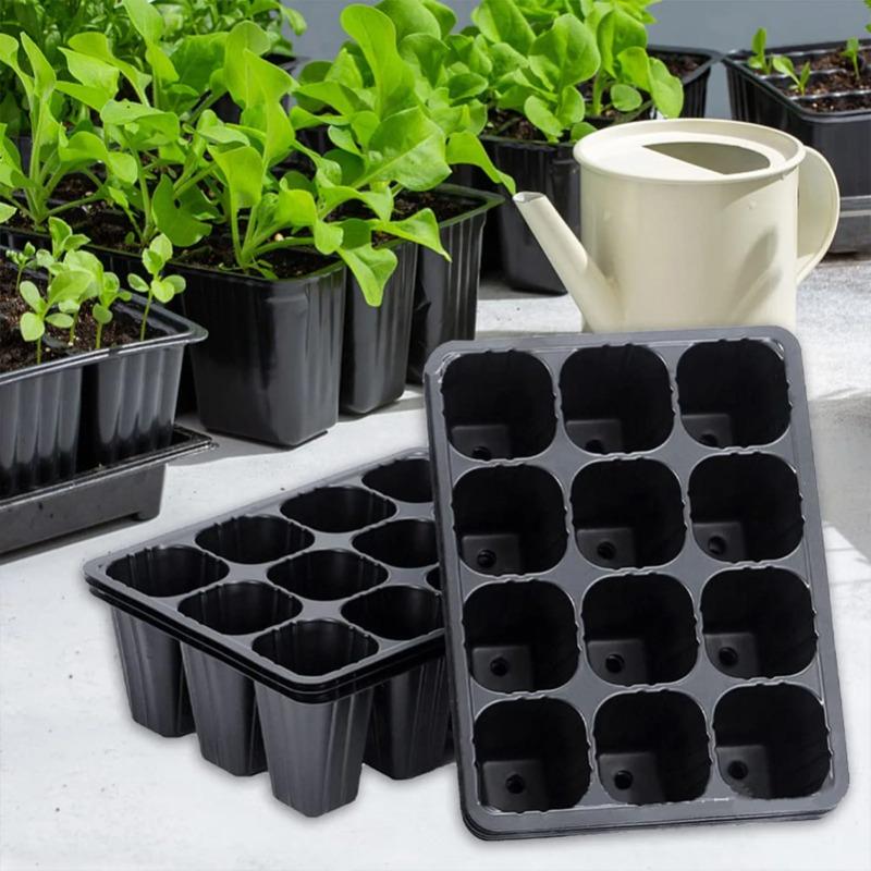 12 หลุมผักต้นกล้าหม้อต้นกล้าถา - Seed Starter Tray บทวิจารณ์และราคา