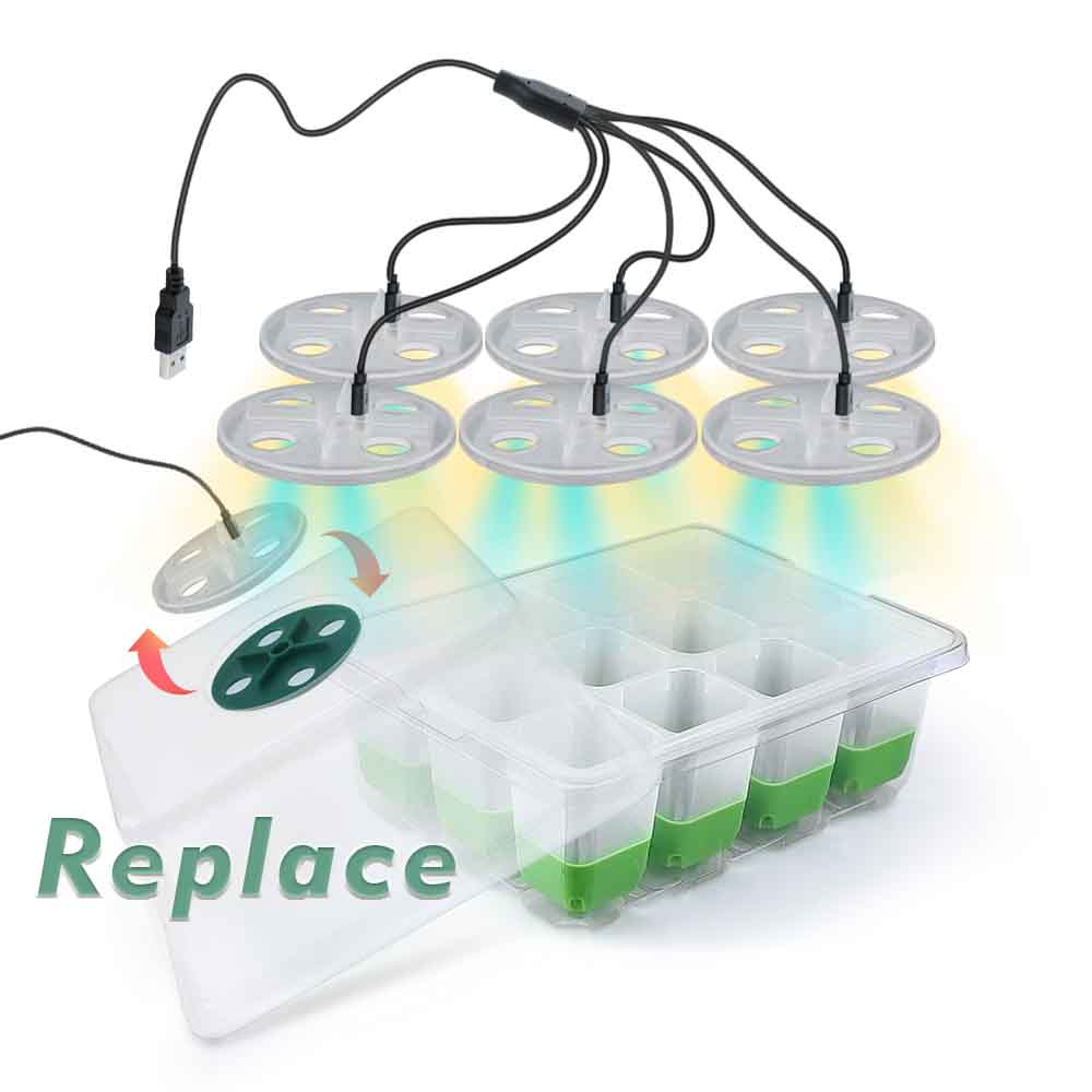LED Grow Light Seedling Starte - Indoor Herb Garden บทวิจารณ์และราคา