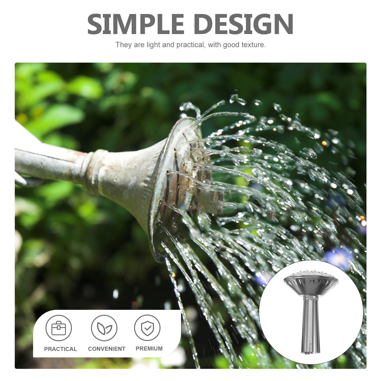 หัวฉีดพ่นน้ำสำหรับบัวรดน้ำ สแต - Watering Can บทวิจารณ์และราคา