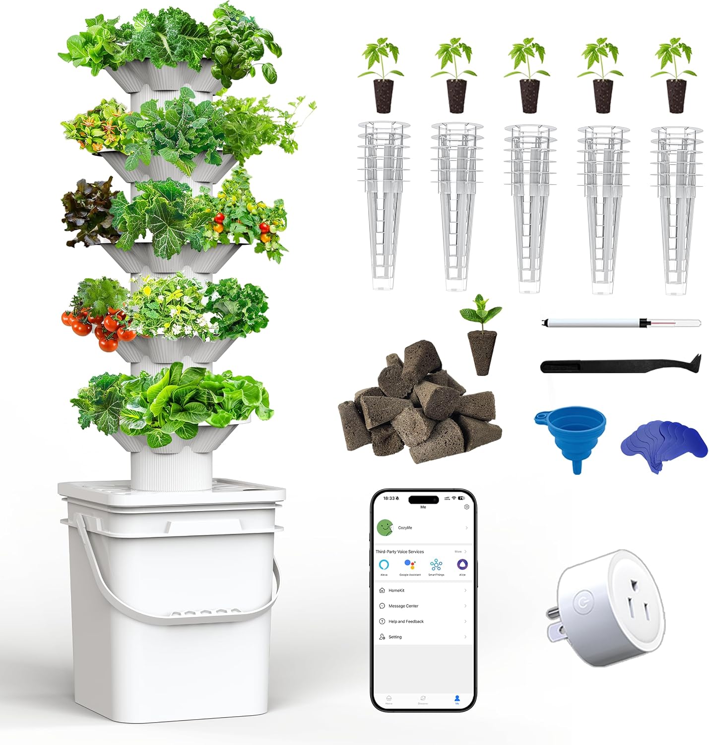 ชุดอุปกรณ์ปลูกพืชแบบไฮโดรโปนิก - Hydroponic Kit บทวิจารณ์และราคา