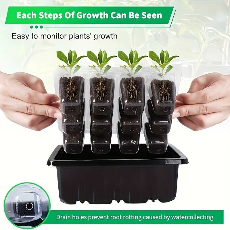 ถาดเพาะเมล็ด 1/2/3 ชิ้น แบบ 12 - Seed Starter Tray บทวิจารณ์และราคา