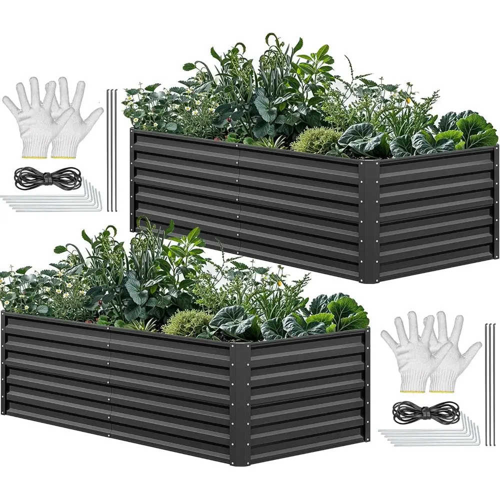 ชุดแปลงปลูกผักยกสูงขนาด 6x3x2  - Garden Gloves บทวิจารณ์และราคา