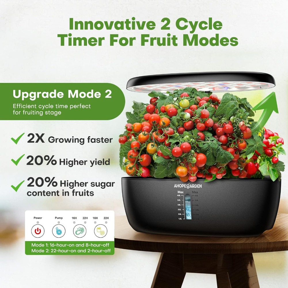 สวนไฮโดรโปนิกส์ 12 ช่อง พร้อมไ - Indoor Herb Garden บทวิจารณ์และราคา