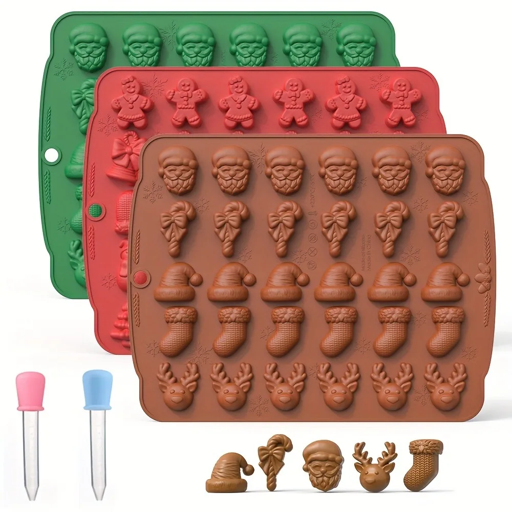 คริสต์มาสซิลิโคนช็อกโกแลตแม่พิ - Garden Gloves บทวิจารณ์และราคา