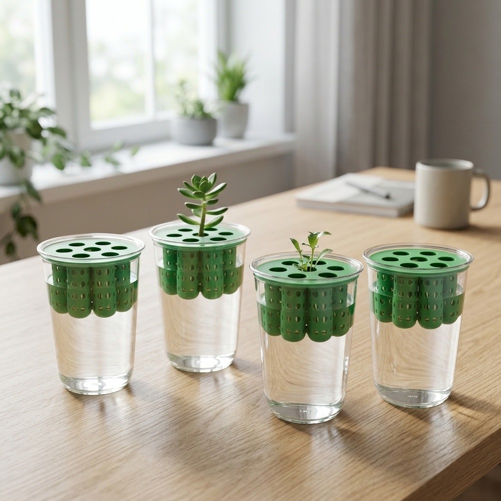 ชุดปลูกต้นหอม 4 ชิ้น: ภาชนะปลู - Hydroponic Kit บทวิจารณ์และราคา