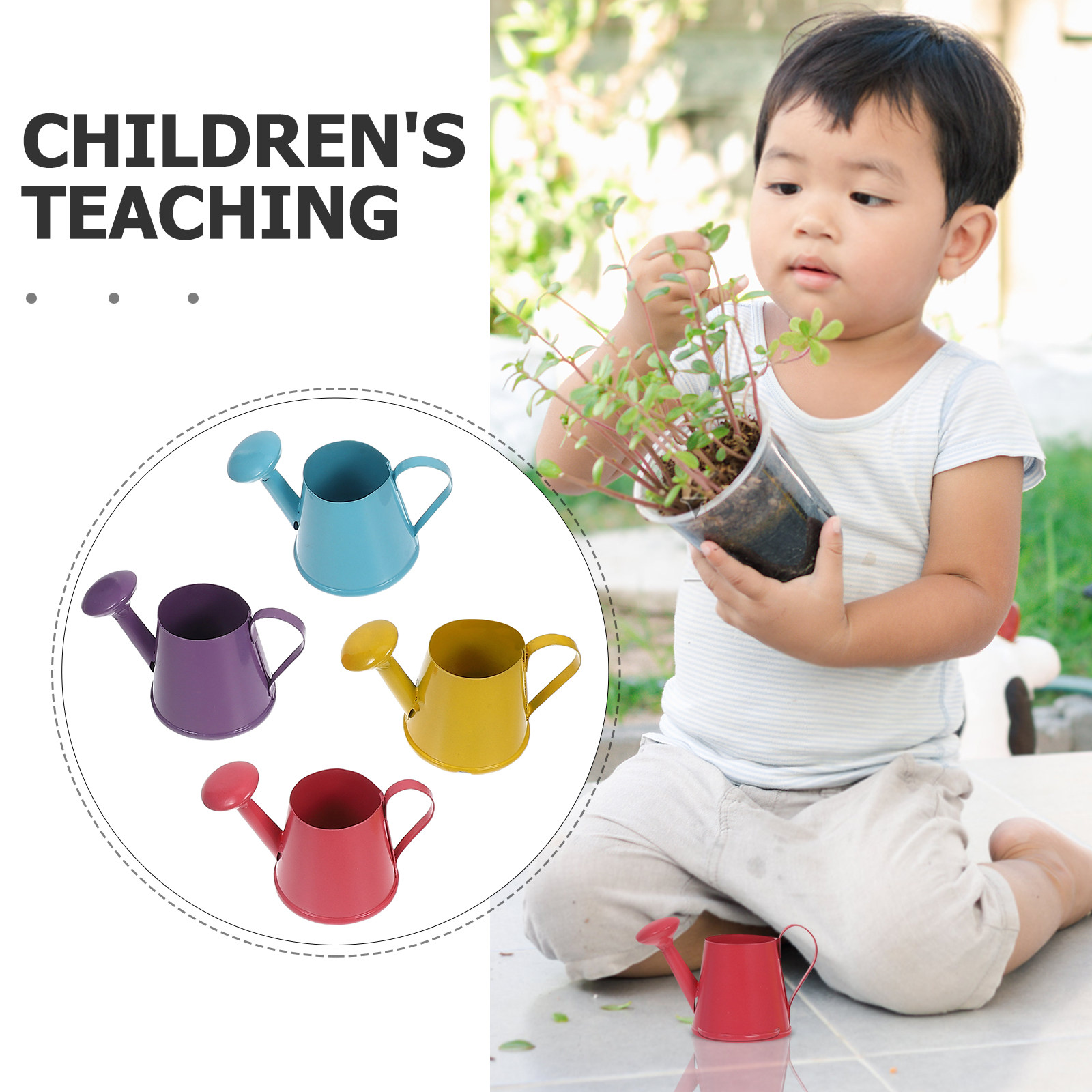 ชุดกระป๋ำรดน้ำโลหะขนาดเล็ก 4 ช - Watering Can บทวิจารณ์และราคา