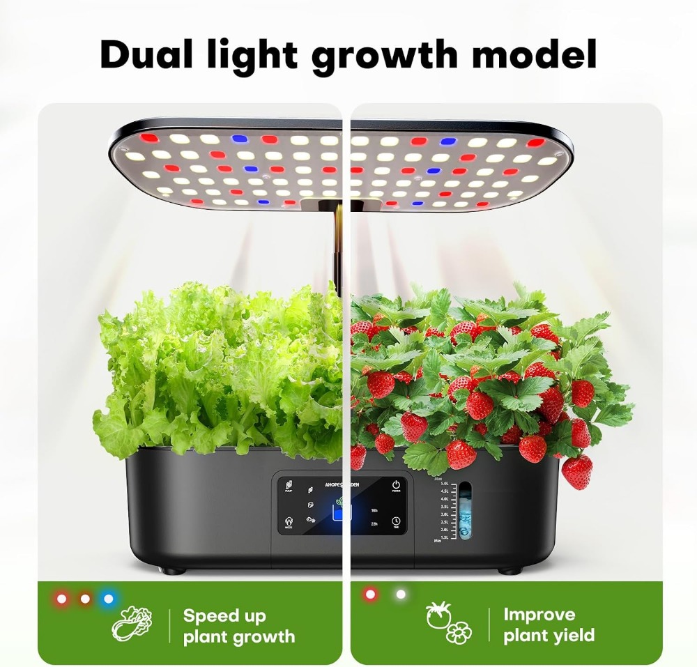 สวนไฮโดรโปนิกส์ในร่ม 12 ช่อง พ - Indoor Herb Garden บทวิจารณ์และราคา