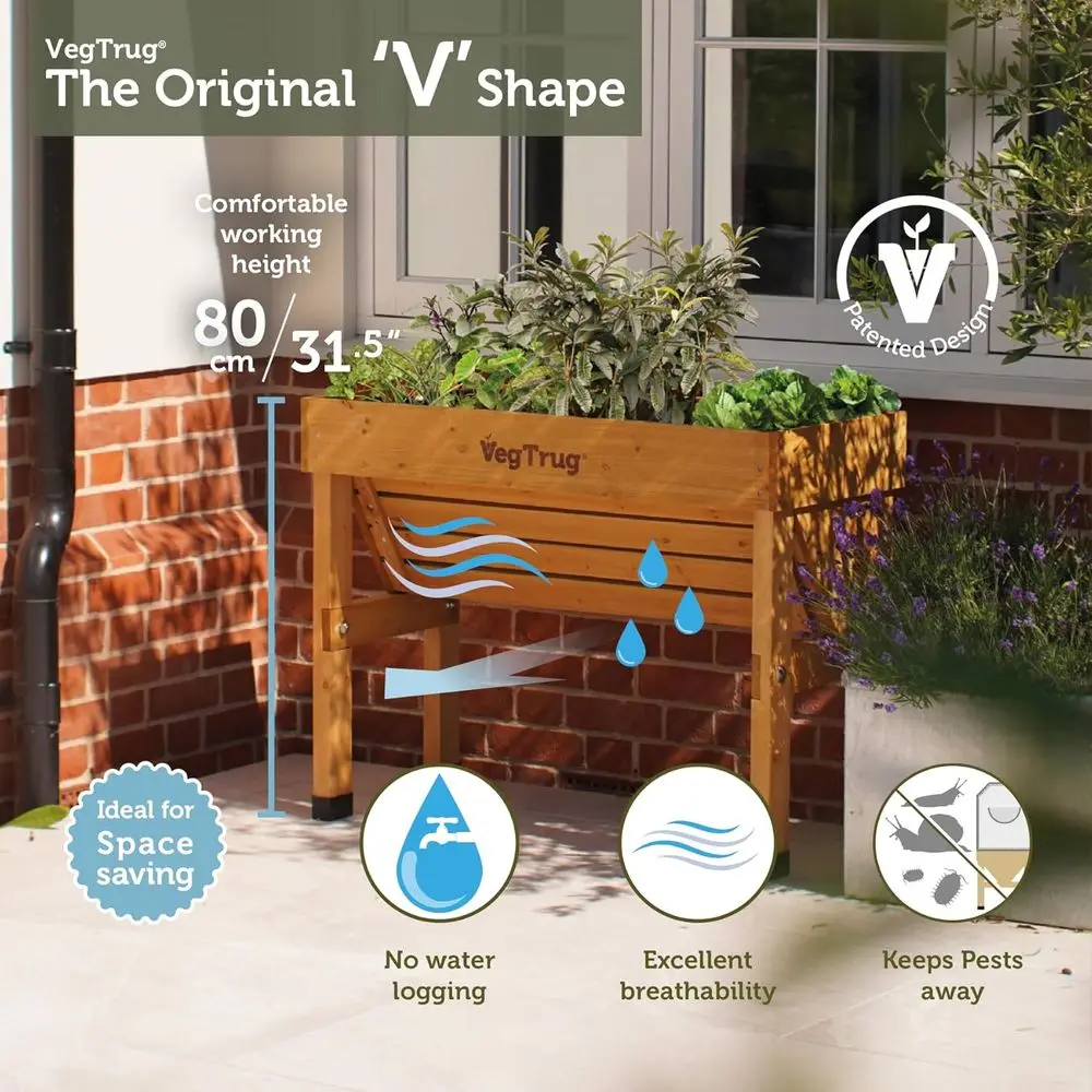 กระถางปลูกต้นไม้ติดผนังขนาดเล็ - Vertical Planter บทวิจารณ์และราคา