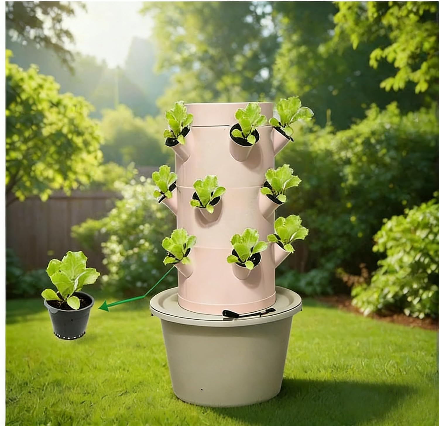 ระบบปลูกผักไฮโดรโพนิกส์แนวตั้ง - Indoor Herb Garden บทวิจารณ์และราคา